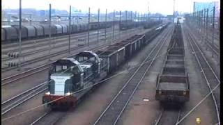 france dunkerque grande synthe21 01 2000 triage Fret SNCF part 4 [upl. by Archer]