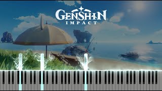 Genshin Impact  In Stories of Fading Light Piano Tutorial  Sheets [upl. by Gow]