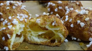 CHOUQUETTES AU SUCRE PERLE bien gonflées [upl. by Jedd]