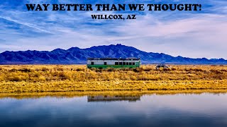 Buslife Parked at a Crane Migration Pond in Arizona [upl. by Auof]