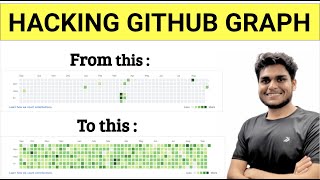 Hack Github Contribution Graph in 20 seconds 😎 [upl. by Loyce400]