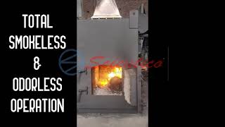 PET CREMATION FURNACE  SMOKELESS [upl. by Eltsryk]