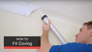 How to fit coving with Wickes [upl. by Seely]