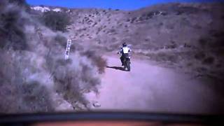 1980 Husqvarna 390CR riding up at Gorman CA [upl. by Haney333]