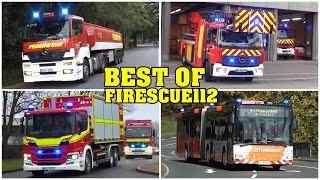 100000 ABOSPECIAL  BEST OF EINSATZFAHRTEN by Firescue112  20132019  75 Min Feuerwehr amp Co [upl. by Acinomaj379]