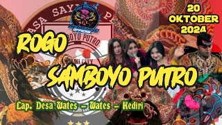 Live Jaranan ROGO SAMBOYO PUTRO Ft PELANGI PRO AUDIO Di Lapangan Desa Wates Kec Wates Kab Kediri [upl. by Reivilo]