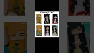 Minecraft girls whos your favorite girl which one 😊❤️ Alex Sadako sakie Alexis Haiko Entrish 🥰💗💕😘💖🌼 [upl. by Jenette]