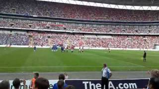 Evra fight  Chelsea FC vs Manchester United FA Community Shield 2009 privat [upl. by Anircam]