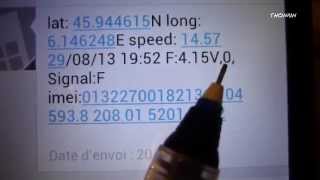 TRACKER GPS TK102  TUTORIEL explications mise en service  aide localisation drone perdu [upl. by Ajani929]