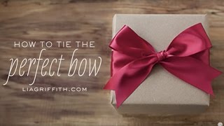 How to Tie the Perfect Bow [upl. by Kadner]