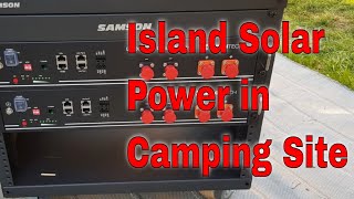 Island Solar Power for Camping in camping site [upl. by Cuyler]