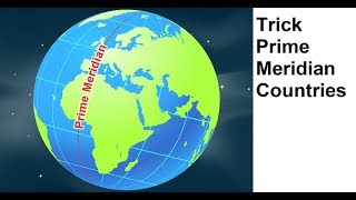 Trick To Remember Countries through which Prime Meridian Passes [upl. by Baillie96]