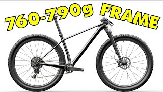 The Lightest Cross Country Hardtails In 2020 Frame Weight From 760 g [upl. by Osbourn993]