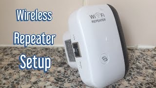 Wireless N Wifi Repeater WiFi Extender Router Setup WIFi Set upReview 2019 [upl. by Ramar]