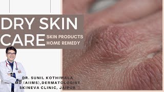 Best Dry Skin Care Treatment Home Remedies In Hindi Dermatologist  Moisturizer amp Facewash Dry Skin [upl. by Bandeen]