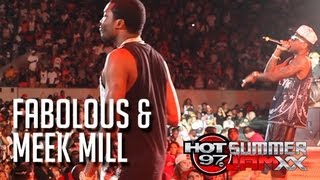 FABOLOUS amp MEEK MILL quotRacked up Shawtyquot Live at Summer Jam XX [upl. by Illehs]