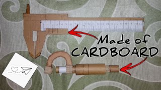 DIY Vernier Caliper And Screw Gauge Made Of Cardboard  Class 1112 Physics Practical  100 Working [upl. by Anniala]