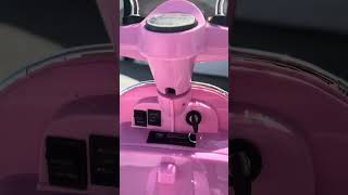 Piaggio Vespa PX 150 12V Full Parabrezza e Bauletto Colore Rosa [upl. by Neitsirhc]