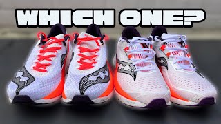 SAUCONY ENDORPHIN SHOES Speed 4 vs Pro 4 [upl. by Eiryk]