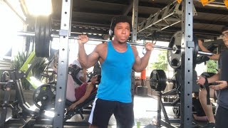 315 Squat PR  ATG 17 yrs old 76kg bw [upl. by Enirhtac]