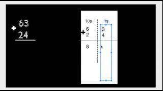 HowTo Partial Sums Addition 2Digits [upl. by Dareen58]