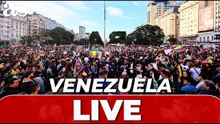 LIVE VENEZUELA People march in Buenos Aires to support Venezuelas opposition [upl. by Orpha599]