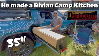 Overland Expo PNW DIY RIVIAN Camp Kitchen built by a former Rivan engineer [upl. by Free]