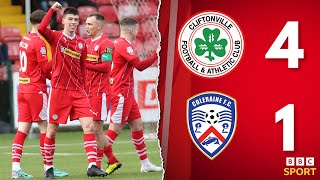 HIGHLIGHTS  Cliftonville 41 Coleraine [upl. by Peppi]