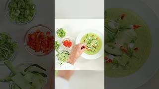 GAZPACHO RECIPE  The Perfect Summer Soup Recipe Full recipe in link below soup healthy cooking [upl. by Taimi14]