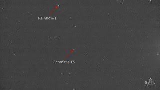 EchoStar XII Rainbow 1 and EchoStar XVI Geostationary Satellites [upl. by Nyladnarb]