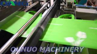 Super Fast Non Woven Bag Making Machine with Loop Handle [upl. by Hsejar]