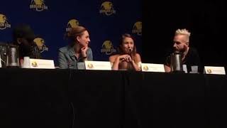 Wynonna Earp Cast Interview at Dragoncon [upl. by Idalina]