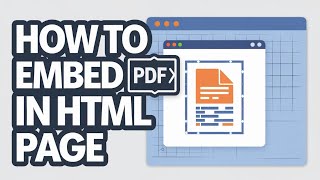 EMBED Pdf Files in HTML Using Html amp Javascript Like a PRO [upl. by Edson]