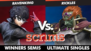 Scrims Showdown 36 Winners Semis  Ravenking Joker Vs Rickles Ganondorf SSBU Ultimate Tournament [upl. by Elie916]