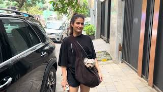 FATIMA SANA SHAIKH SNAPPED AT GYM IN JUHU [upl. by Eicaj]