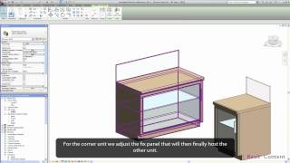 Tutorial AllinOne Revit Kitchen Family custom Corner Unit [upl. by Sulienroc181]