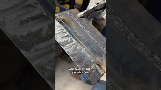 Let’s look at a student’s weld on 4G Overhead 👀 [upl. by Eladal547]