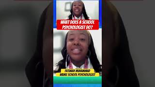 What does a school psychologist do psychology NationalSchoolPsychologistWeek [upl. by Leiva]