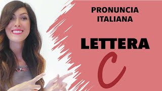 Pronuncia italiana la C  Italian pronunciation the letter C  Pronunciación italiana la letra C [upl. by Arbmahs794]