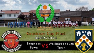 Skegness Town 21 Wellingborough Town United Counties Knockout Cup Final 06052024 4K [upl. by Ricoriki410]