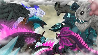 Shimo Kong vs Pacific Rim Full PART  And Godzilla Video Monster Animation Compilation [upl. by Kathrine]