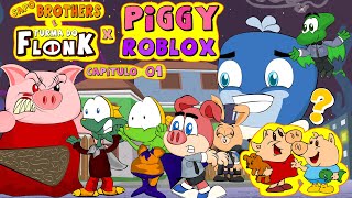 Piggy Roblox contra Sapo Brothers e Turma do Flonk  Capítulo 01 em Desenho Animado [upl. by Ayihsa]