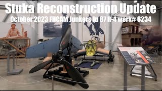 Junkers Ju 87 Stuka Reconstruction Update 2023 FHCAM [upl. by Aicaca74]