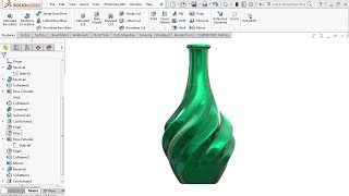 Surface Modeling  SolidWorks Tutorial [upl. by Raseac]