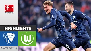 Brilliant Finish by Osterhage  VfL Bochum  VfL Wolfsburg 31  Highlights  MD 13 Bundesliga 2324 [upl. by Gusella]