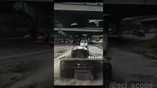 Lamborghini Bumper Breaks While Driving Over Speed Bump [upl. by Auqinahs]