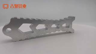 Extrusion molding of irregular aluminum profiles [upl. by Vedi]