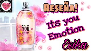 Perfume ITS YOU EMOTION Esika Delicioso aroma frutal Citrico ideal para verano  Eve Tips [upl. by Hedda]