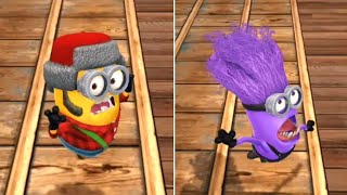 Lumberjack Minion Evil Minion Gameplay at Super Silly Fun Land  Despicable Me Minion Rush [upl. by Bandeen255]