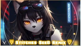 「Nightcore」➫ Stitches SeeB Remix ♡♬ 2024VivziDJ [upl. by Meredith]